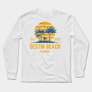 Destin Beach Florida 2022 Long Sleeve T-Shirt